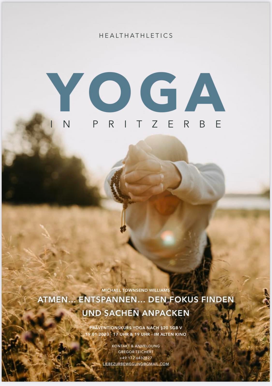 Yoga in Pritzerbe - 10 Wochen Präventionskurs